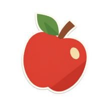 Apple Sticker