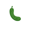 A green pickle